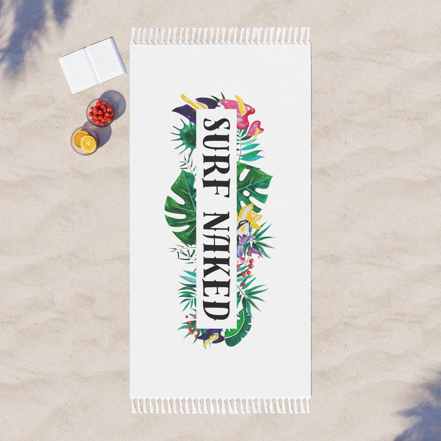 White Boho Beach Cloth