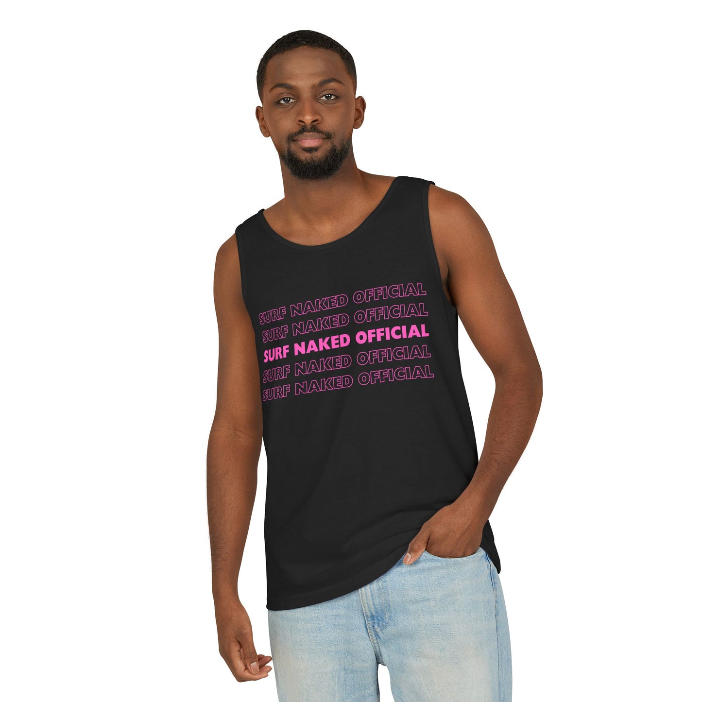 Surf Calling Tank Top Black II