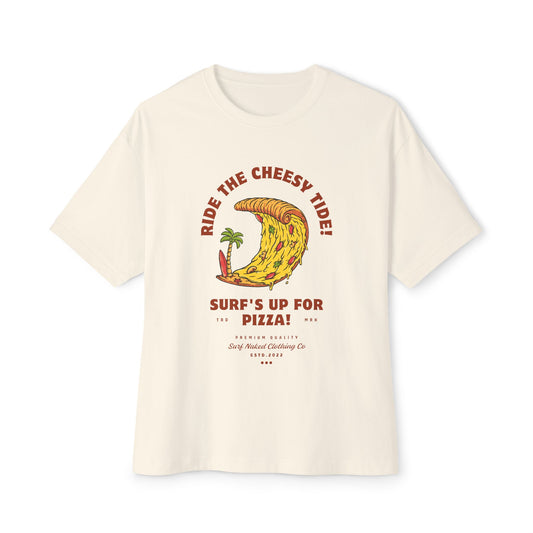 Cheesy Tide Oversized Boxy Tee Ivory