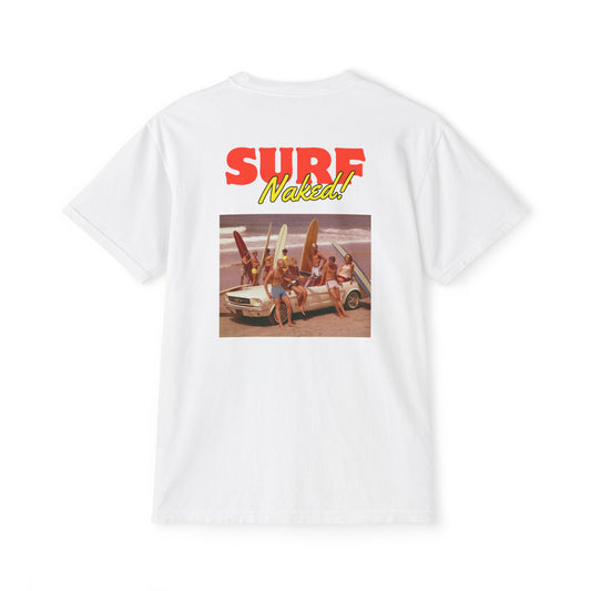 70s Surfer Pocket Tee White