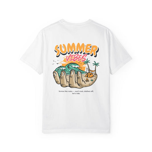 Summer Vibes Tee White