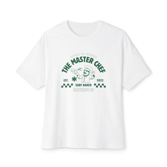 Master Chef Boxy Tee White