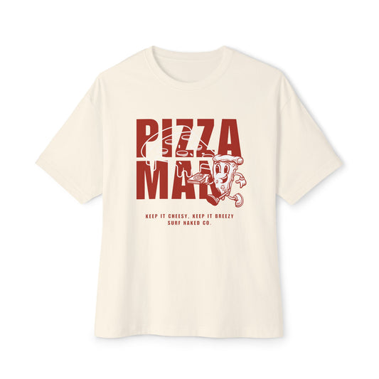 Pizza Man Boxy Tee Ivory
