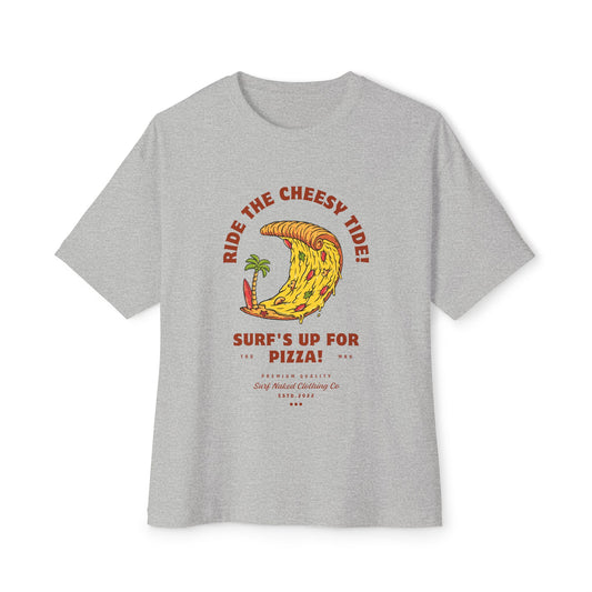 Cheesy Tide Oversized Boxy Tee Grey