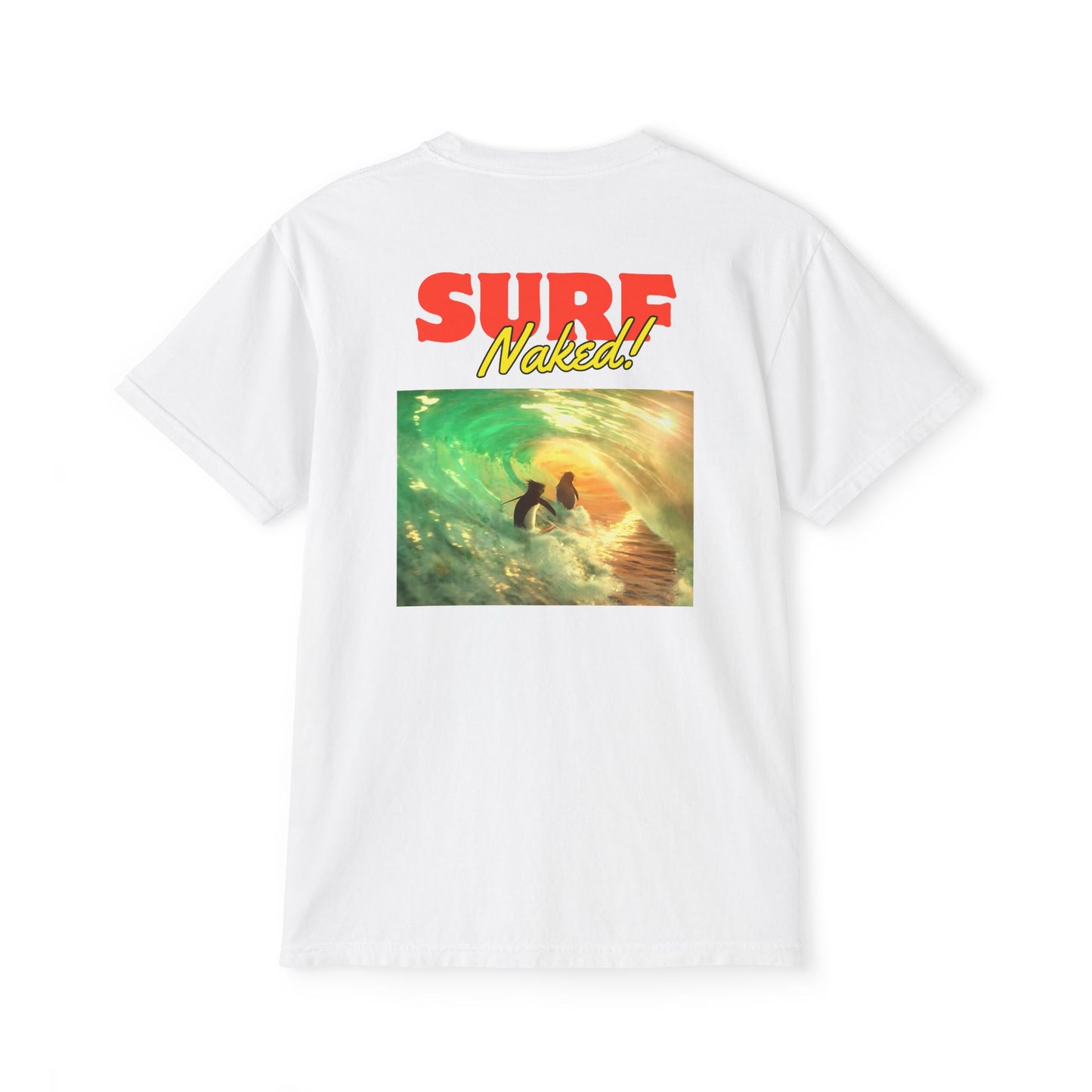 Surf's Up Pocket Tee White