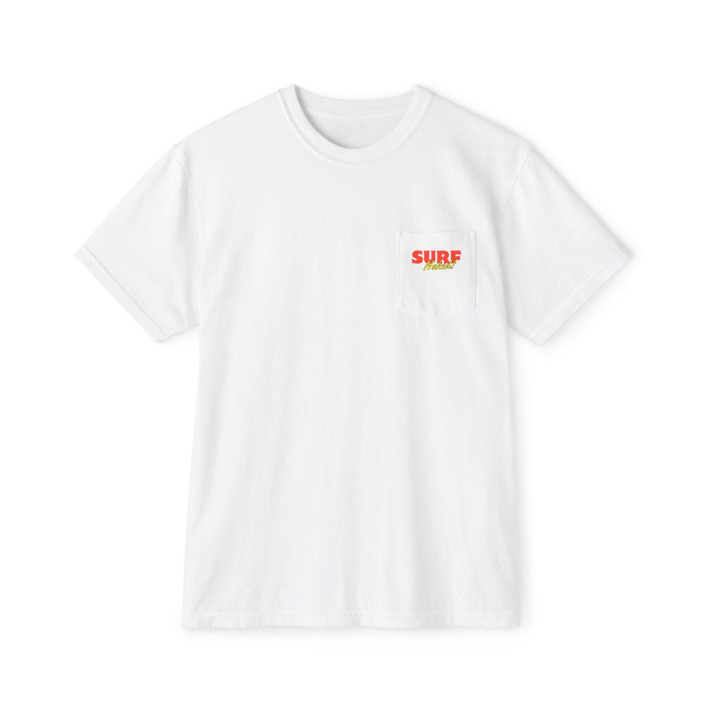 Surf's Up Pocket Tee White